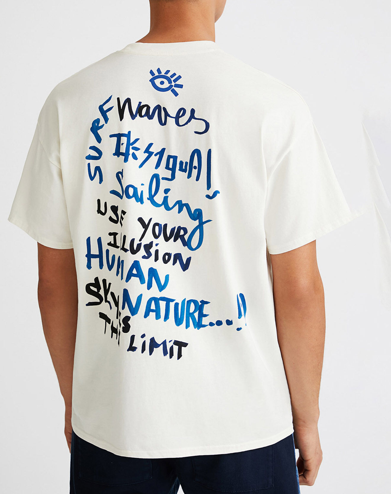 Desigual T-Shirt Ange écru