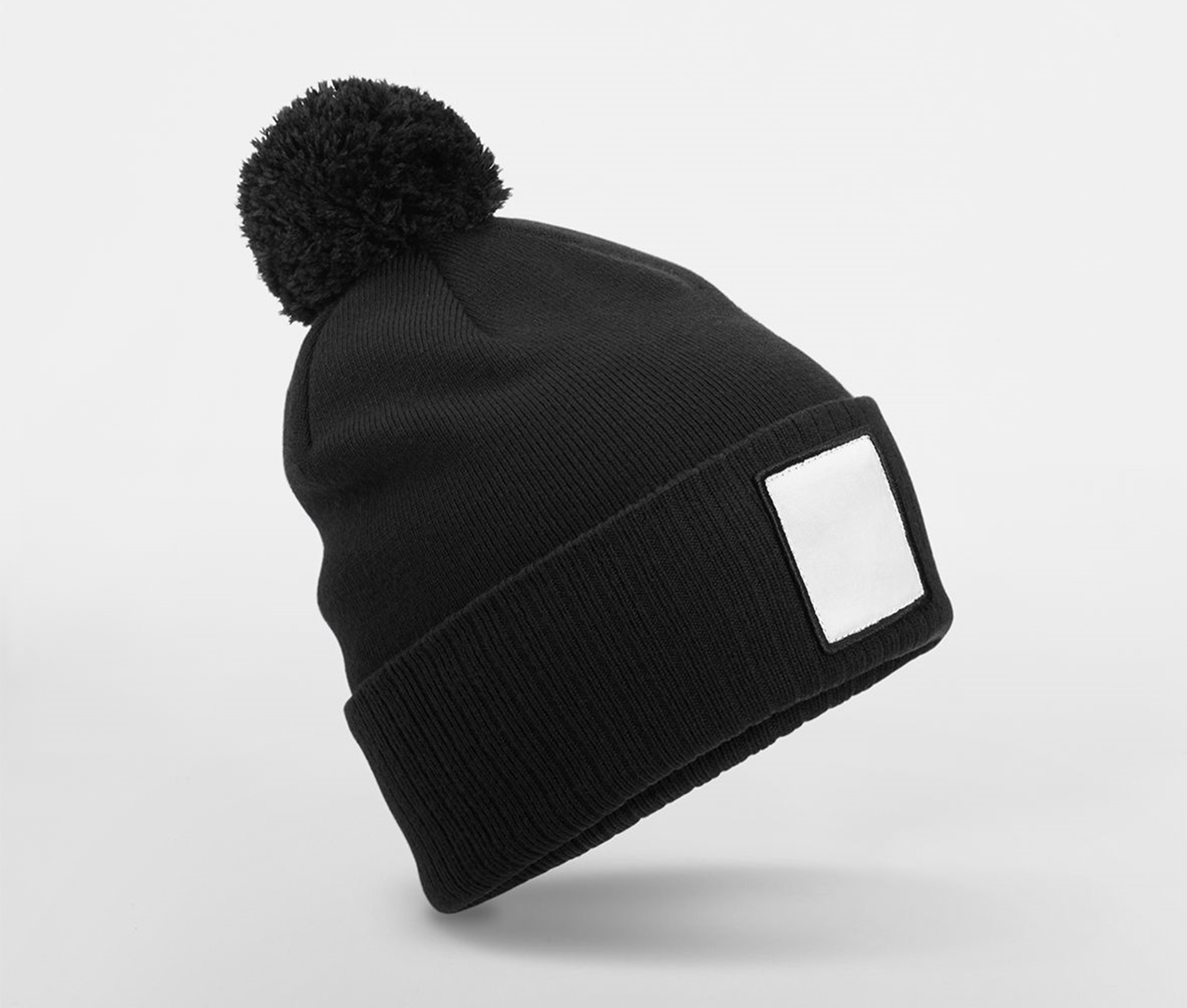 BEECHFIELD BF338R - Bonnet avec pompon et patch
