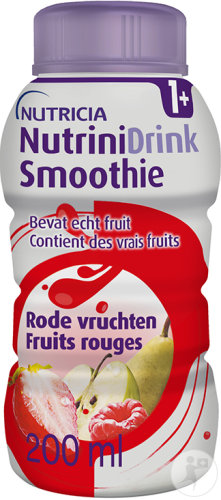 Nutricia NutriniDrink Smoothie Fruits Rouges Bouteille 200ml