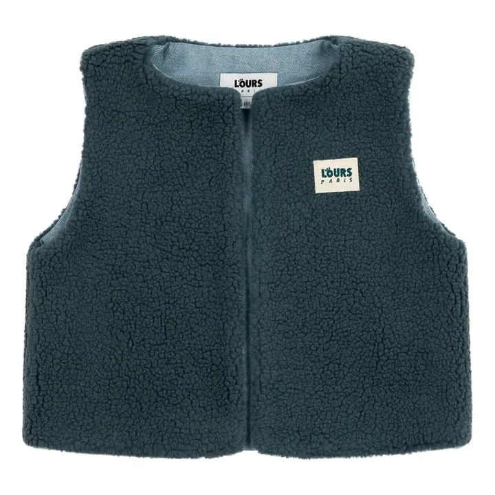 Lours Paris Veste Sans Manches Tomorrow | Bleu