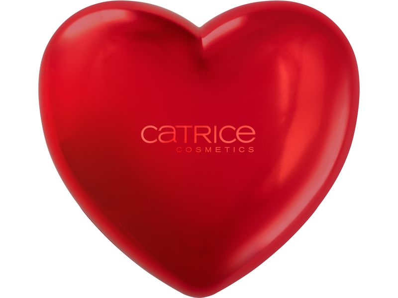 Catrice Highlighter Heart Affair C01 Stole My Heart Herzförmiger Highlighter mit geprägtem, gepresstem Puder und integriertem Spiegel