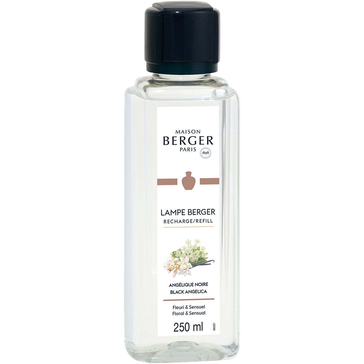 Coffret lampe à catalyse - Illusion givre - Angélique noir - 250 ml