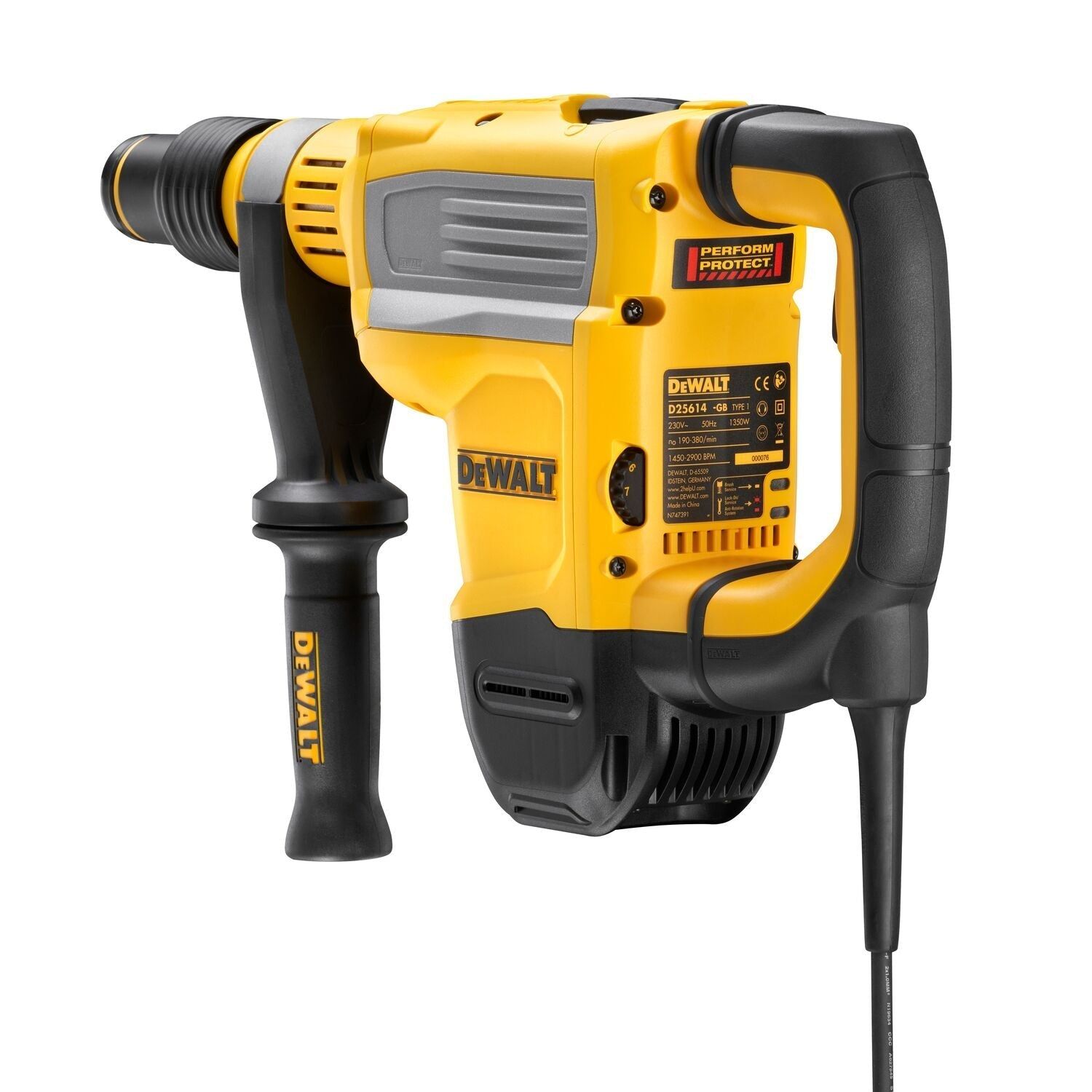 DeWALT D25614K Combihamer SDS-Max 10,5J 1350W in koffer