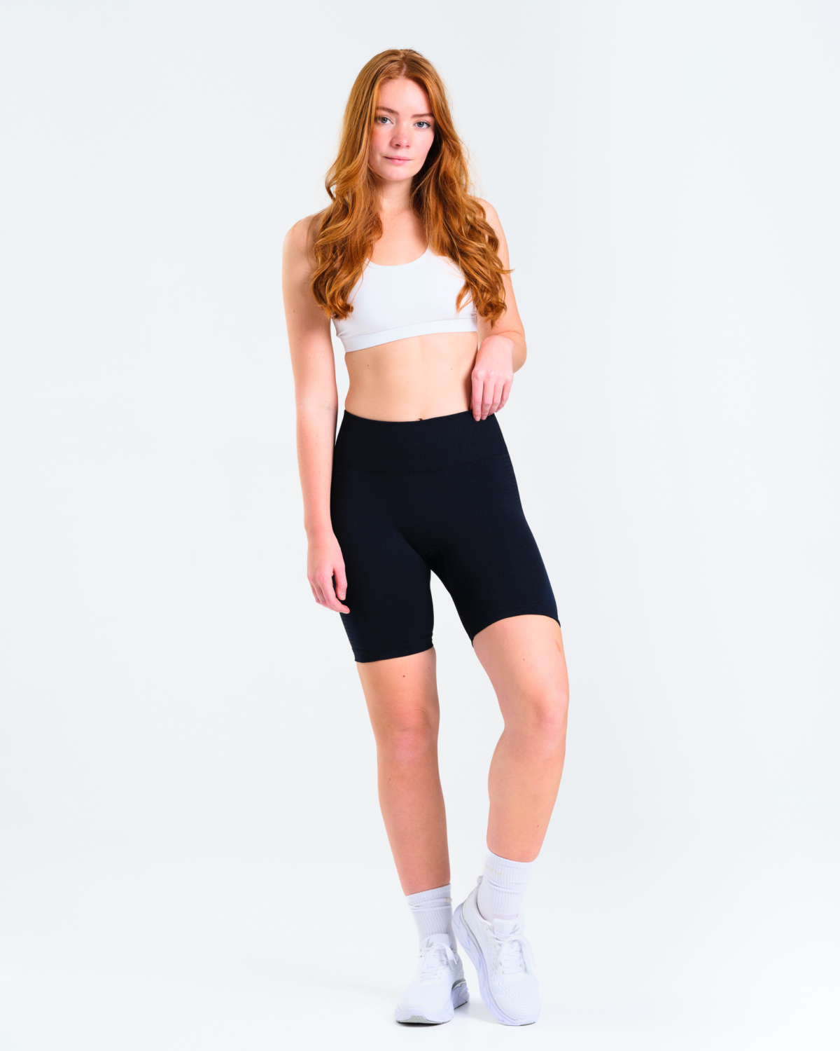 LEVITY Solar Seamless Shorts Blue Navy