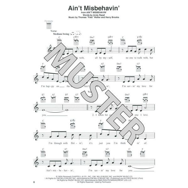 Hal Leonard Jazz Standards for Ukulele