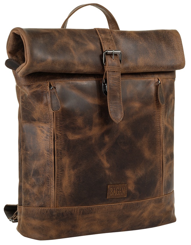 Bagan Cityrucksack echt Leder