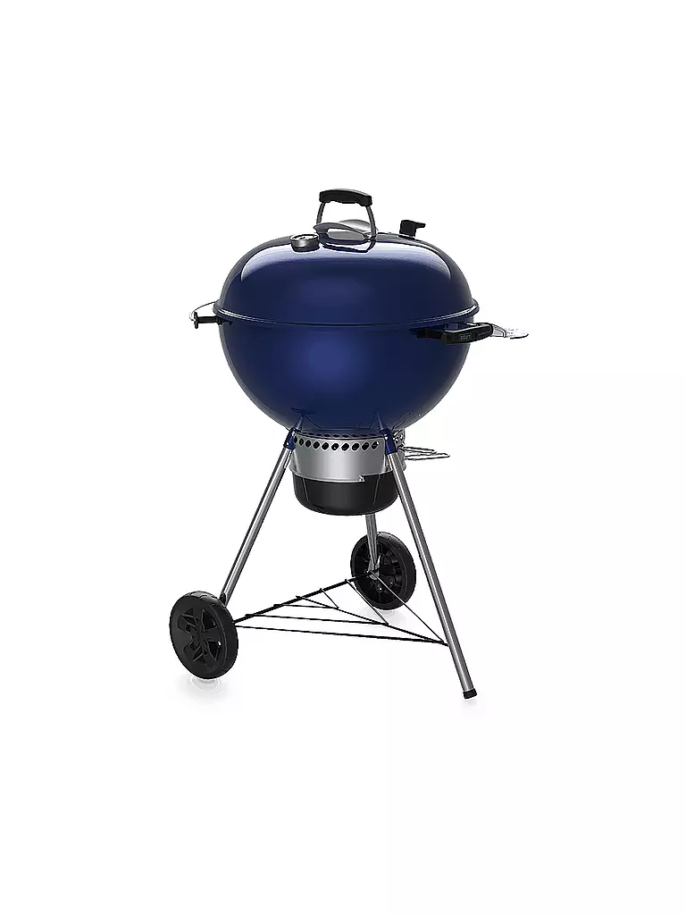 WEBER GRILL Master-Touch GBS C-5750 – Holzkohlegrill Set Ø 57 cm Deep Ocean Blue dunkelblau