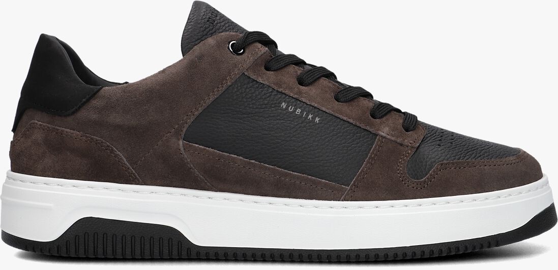 zwarte nubikk lage sneakers basket court heren