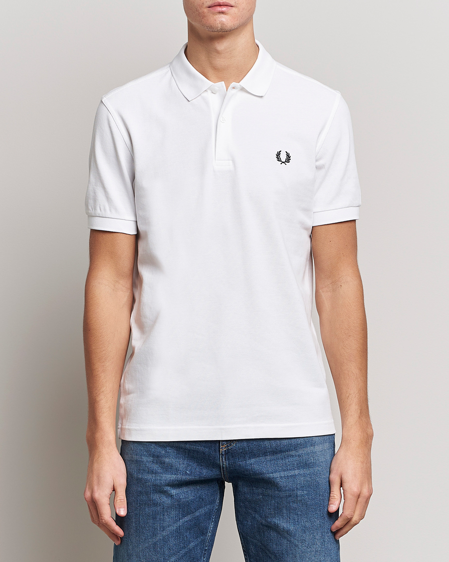 Fred Perry Plain Polo White