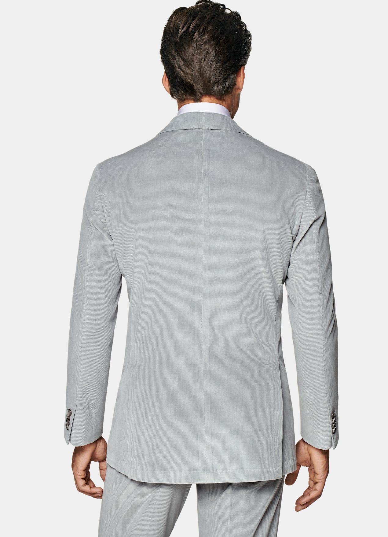 Costume Havana coupe Tailored gris clair