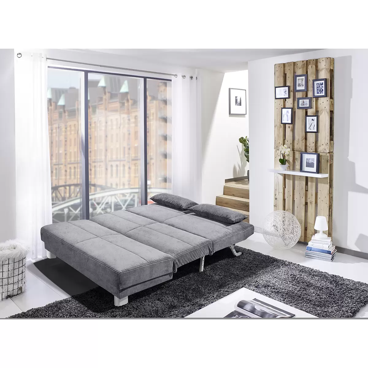 Schlafsofa Gams Grau