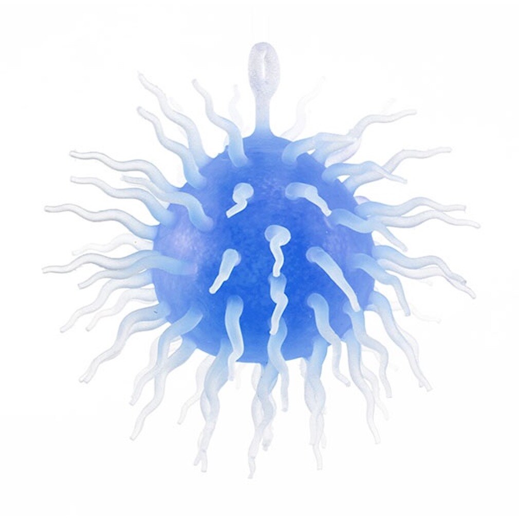 Knetball Anti-Stressball Puffer Ball mit Spikes