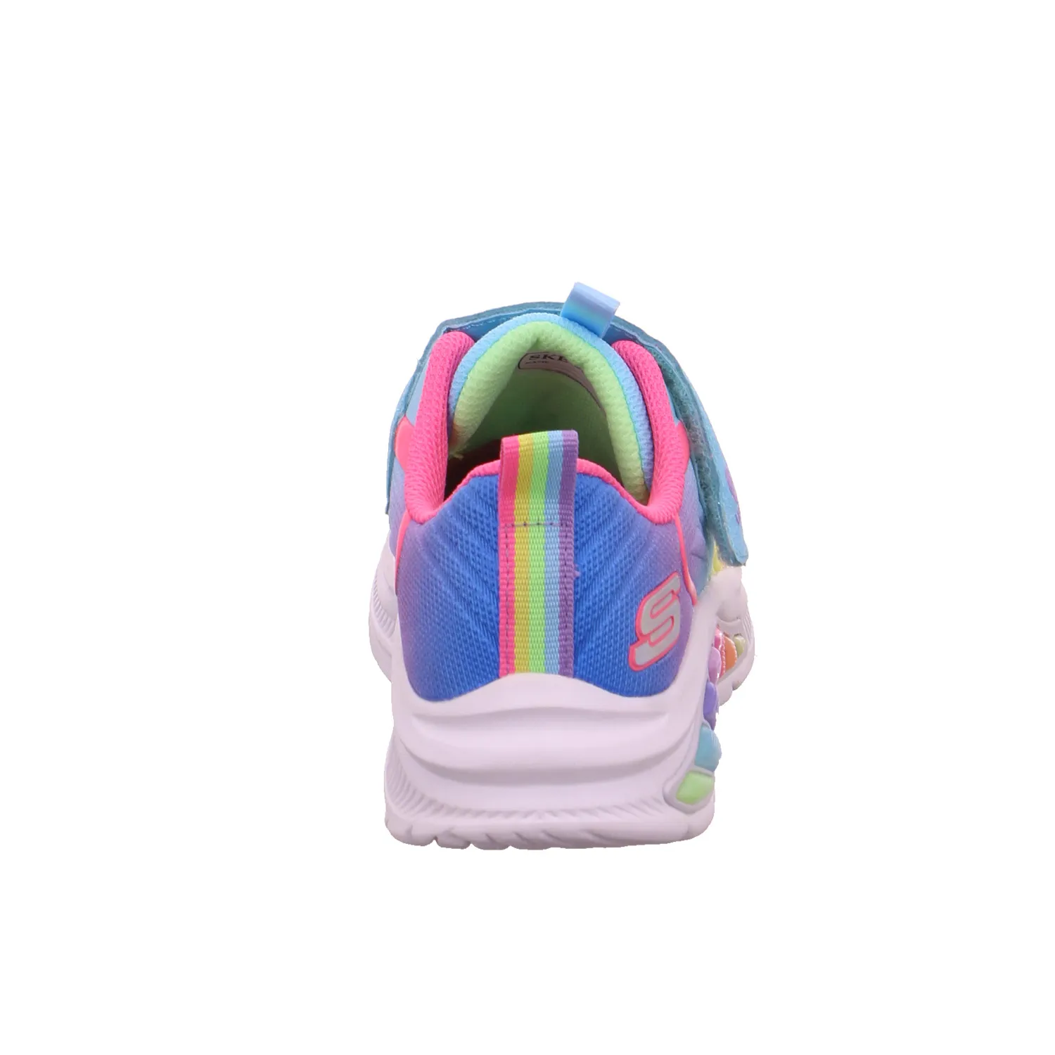 SKECHERS Mädchen-Halbschuh Klett Rosa Textil  Sneaker