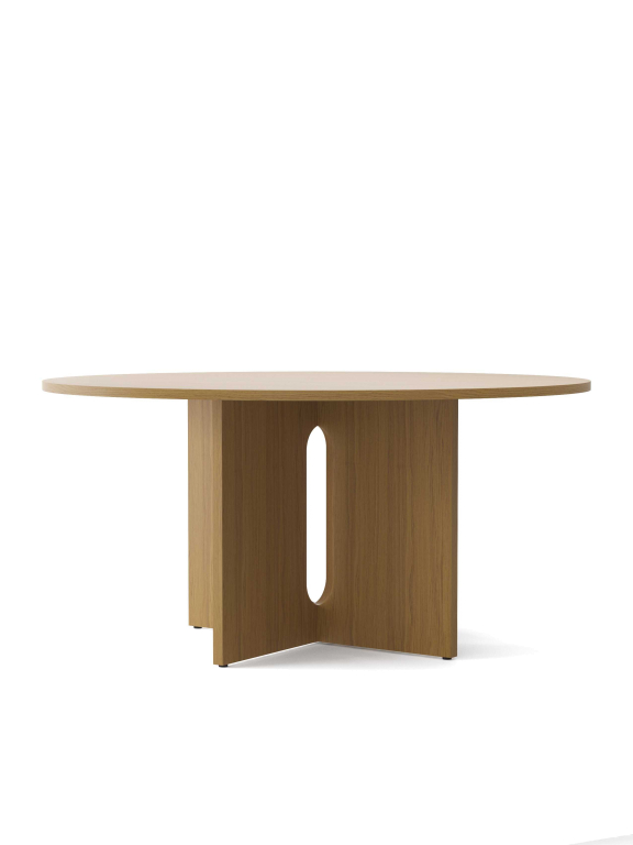 Audo Copenhagen Androgyne eettafel Ø150 donker eiken