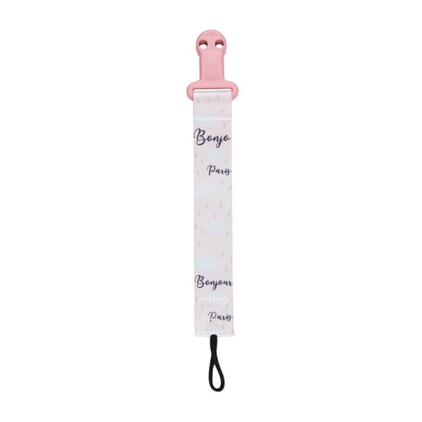 CANPOL BABIES soother clip with ribbon BONJOUR PARIS, 51/026_pin