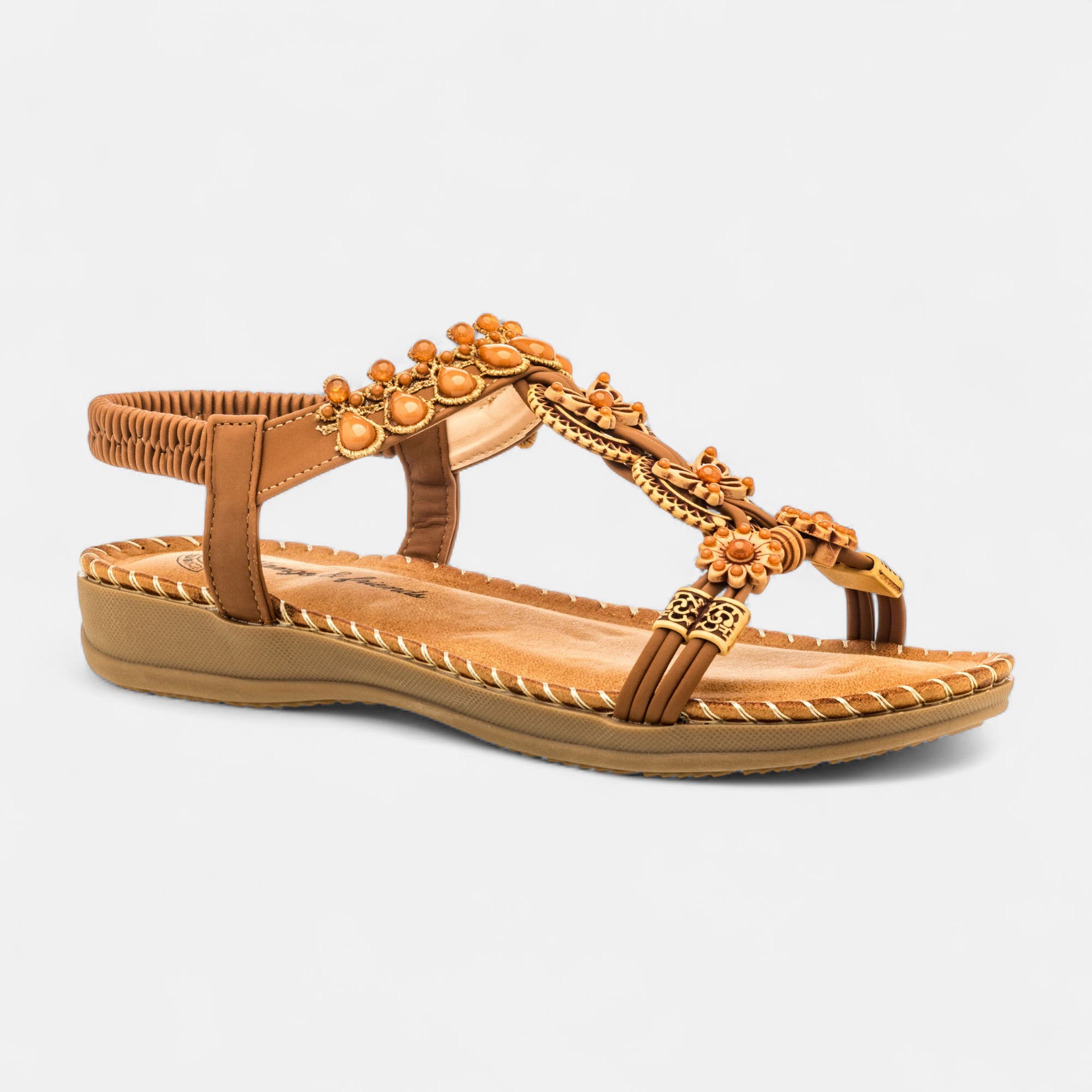 Sandales Femme camel