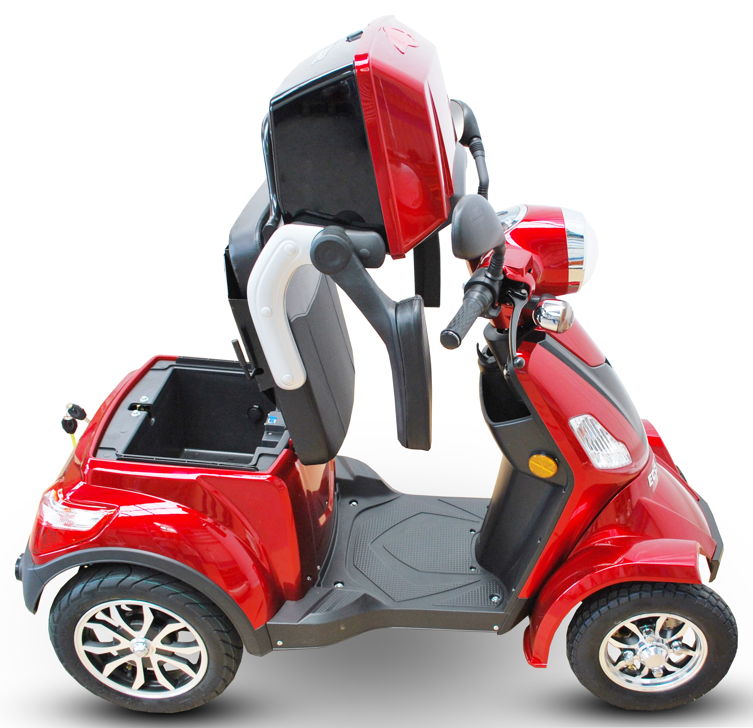 ECO ENGEL 510 E-Scooter 4 Räder25 km/h Seniorenmobil, Rot - versch. Farben