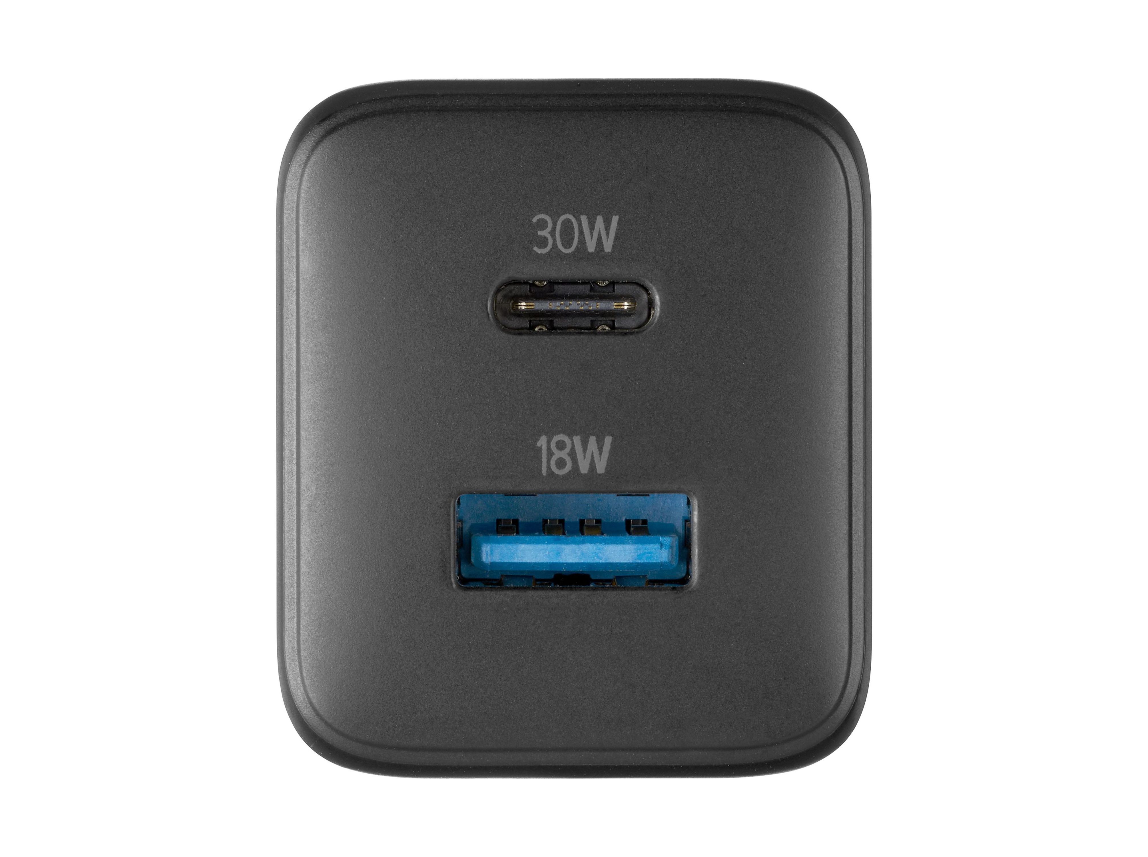 CARREGADOR CASA CL GAN 30W 2 PORTAS