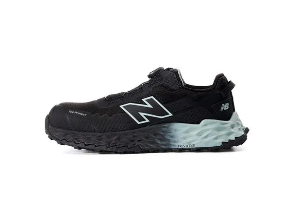 New Balance Cremorne sort sikkerhedssko med Fresh Foam mellemsål, giver høj komfort, god støtte og blød stødabsorbering. S.43