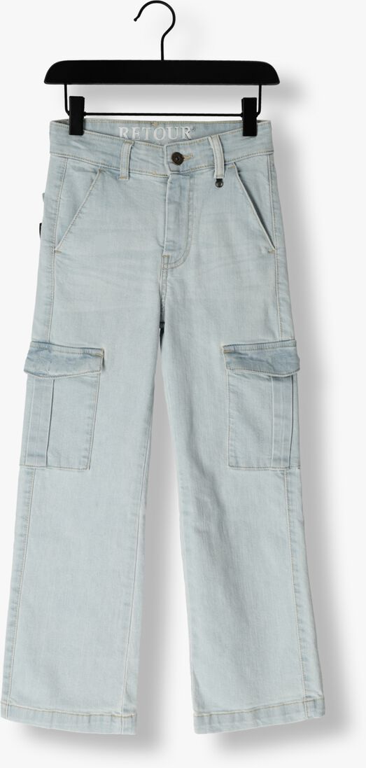 RETOUR lichtblauwe retour wide jeans luus