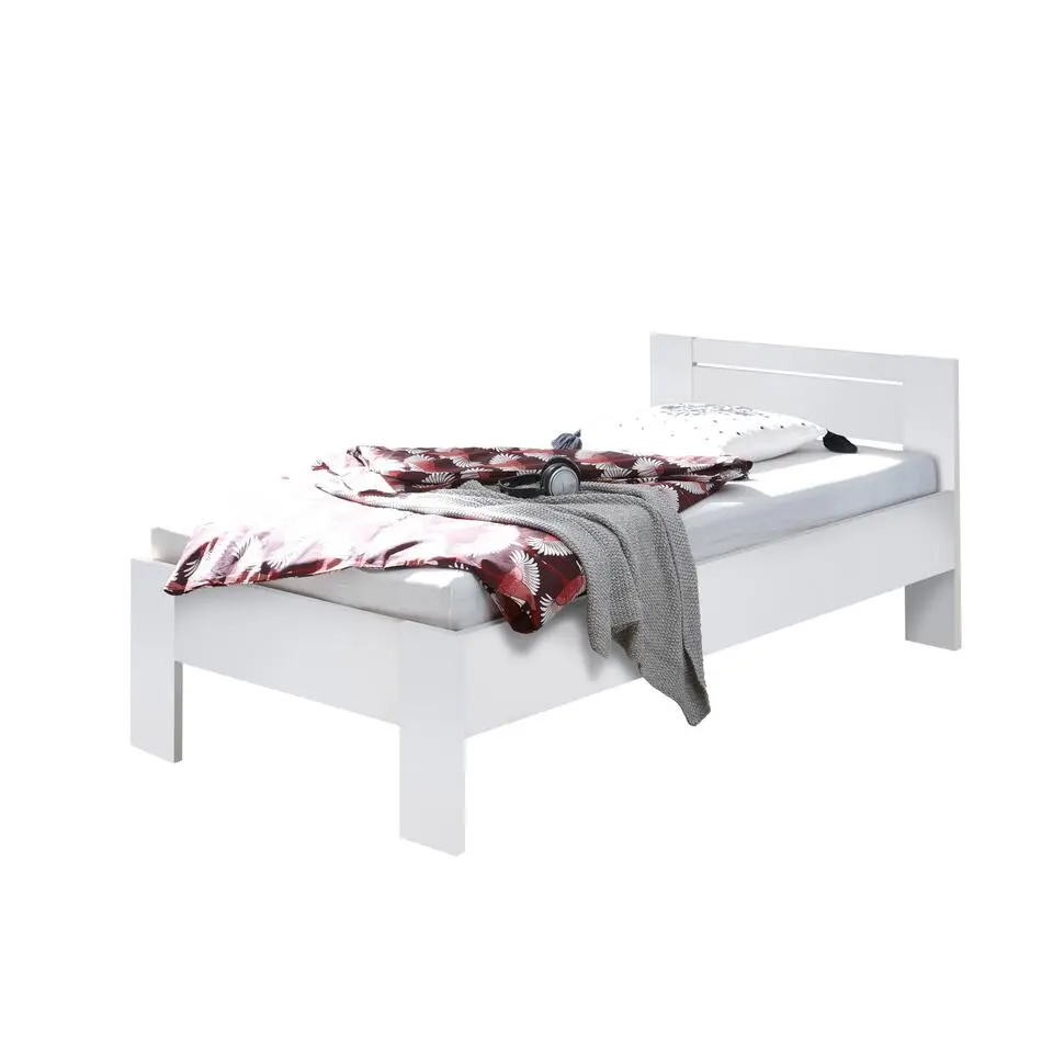 Eenpersoonsbed Sartre 90x200 - wit
