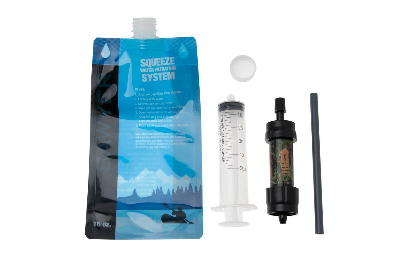 Sawyer Mini SP107 Camo, waterfilter