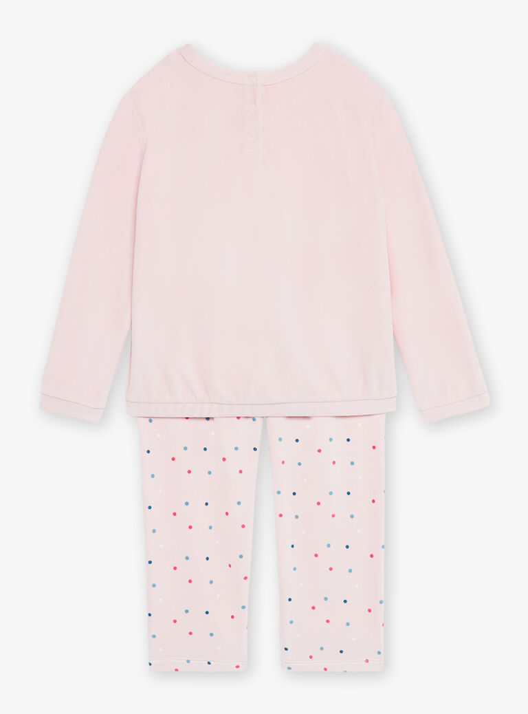 Pyjama rose en velours