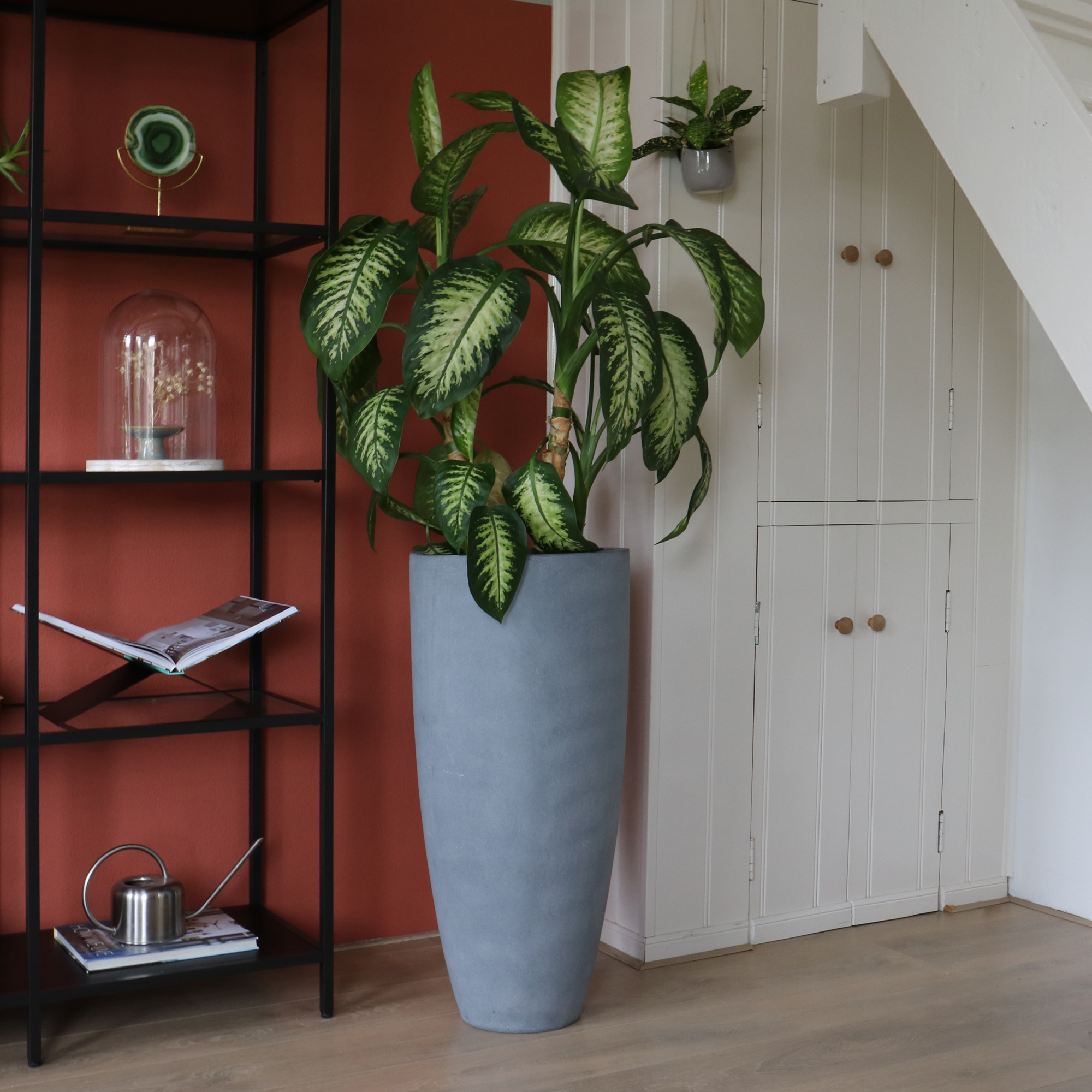 Plantenpot Kentucky Grey Ø36,5 x H80 cm