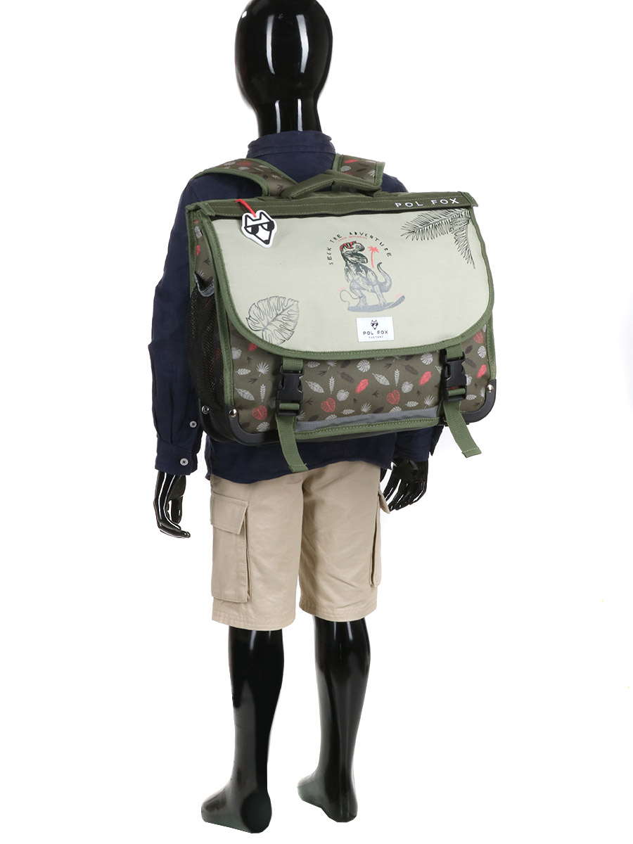 Cartable RÀversible Pol Fox Dino Ride 38 cm