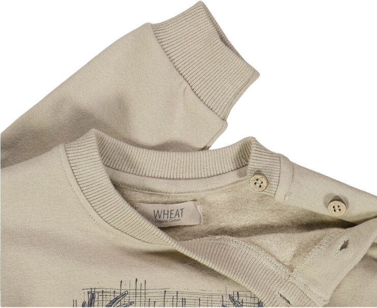 Wheat Sweatshirt Dådyr Gravel