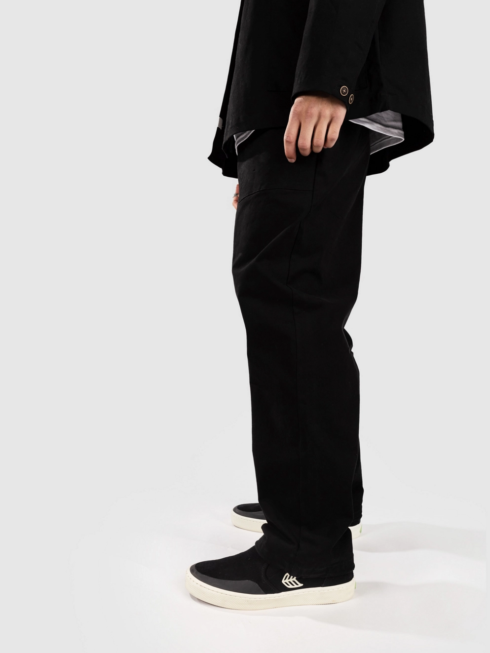 Anerkjendt Akjakob Fatique Pleat Cotton Pants caviar