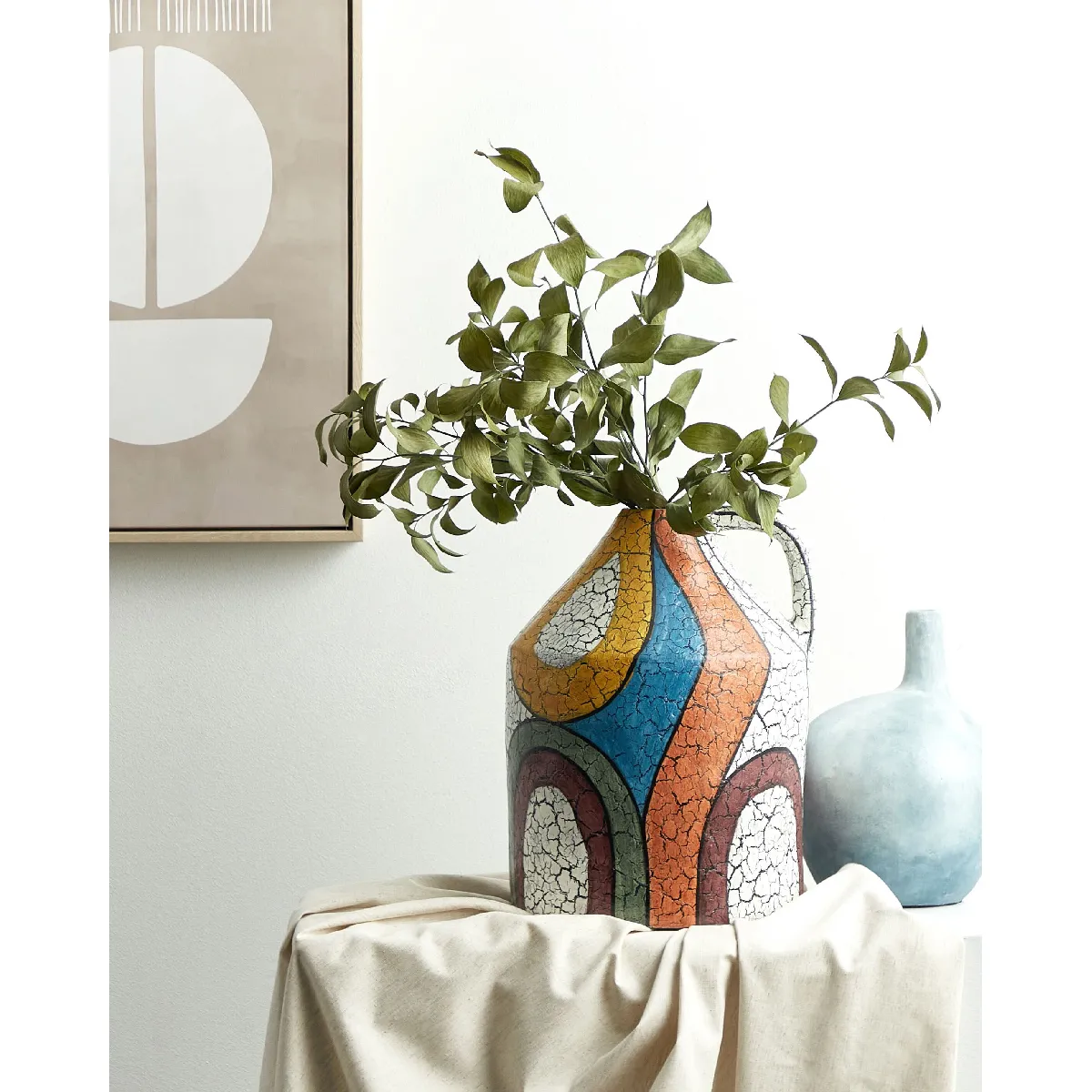 Beliani Vase PUTRAJAYA 38cm - Multicolore