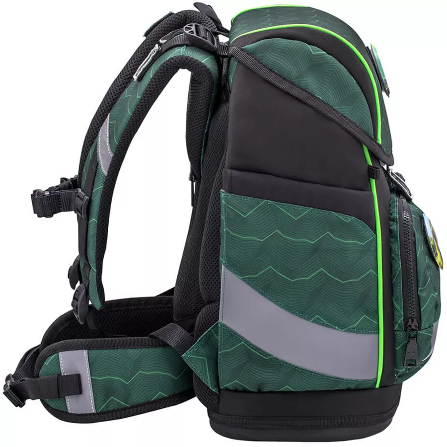 Belmil Schulranzen Premium Smarty Plus Set 5-teilig Twist of Lime