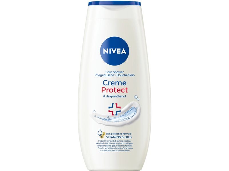 NIVEA Duschcreme Pflegedusche Creme Protect 250 ml Duschcreme angereichert mit Vitamin C und E, wertvollen Ölen und Dexpanthenol