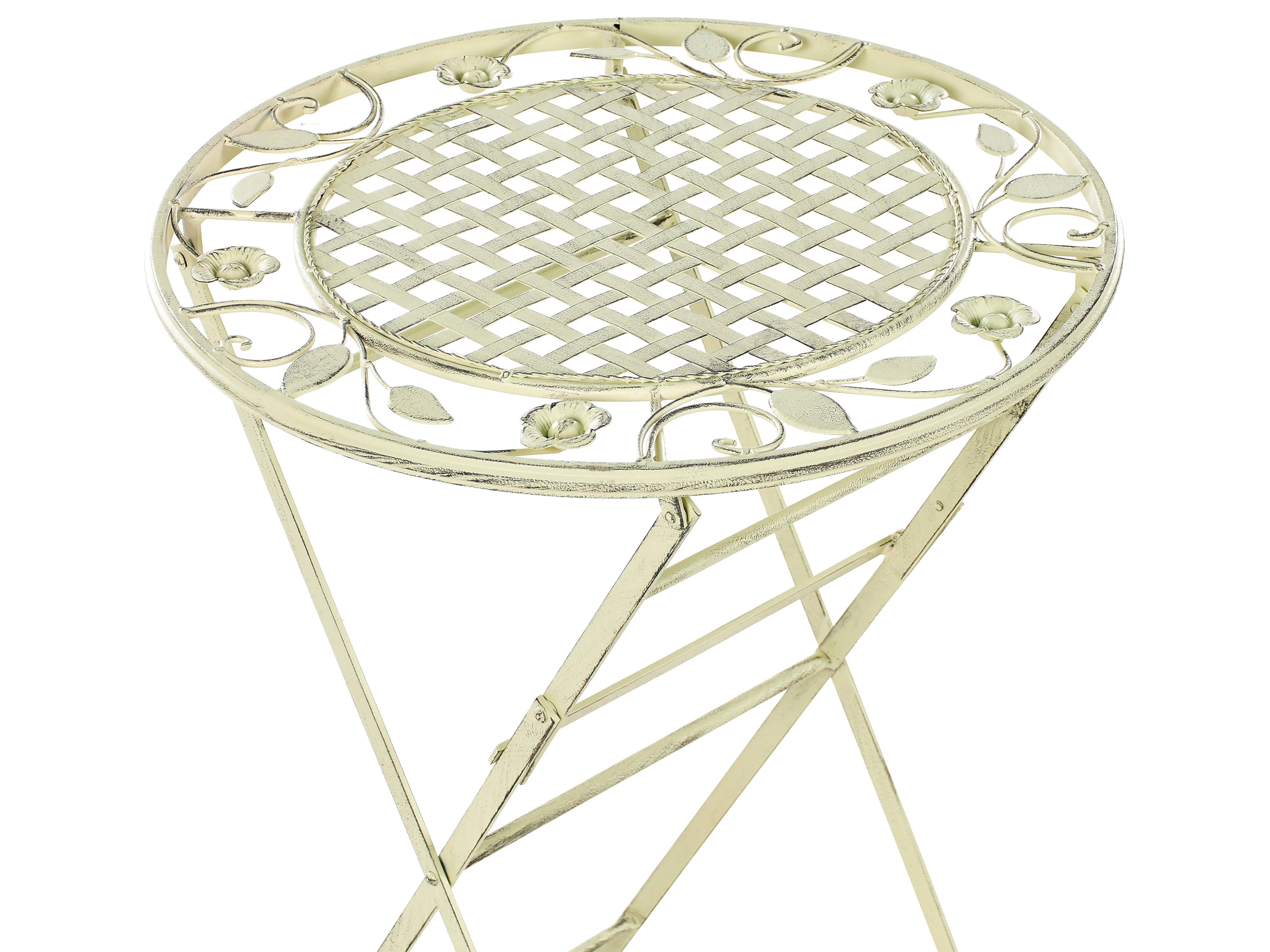 Tuin bartafel BIVIO 60 cm 60 cm Metaal Lichtgroen