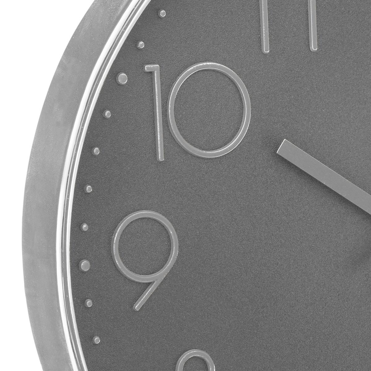PENDULE SILENCE SILVER D.30CM