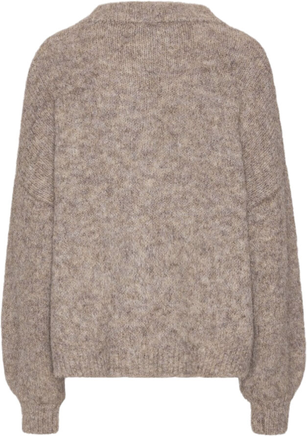 A-VIEW Patrisia solid knit cardigan Light brown