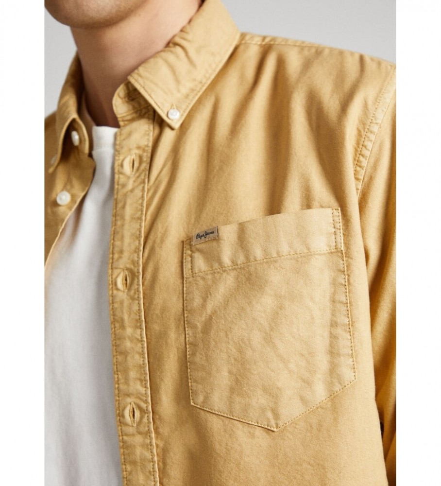 Camisa amarela Pepe Jeans Fabio