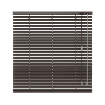 KARWEI aluminium jaloezie gewoon raam 28405 mat bruin 25 mm op maat