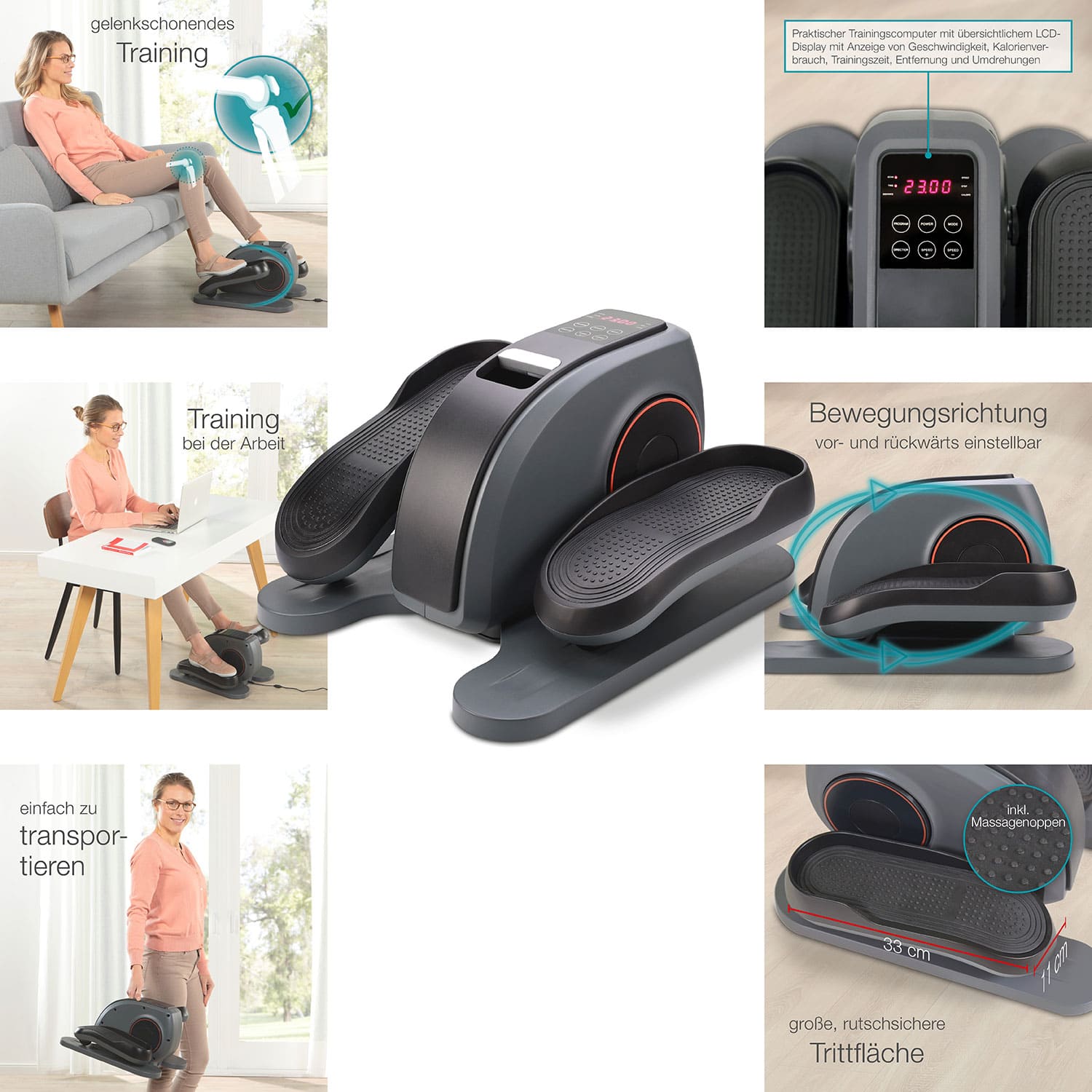 aktivshop Mini-Ellipsentrainer aktiv »Vital Pro«