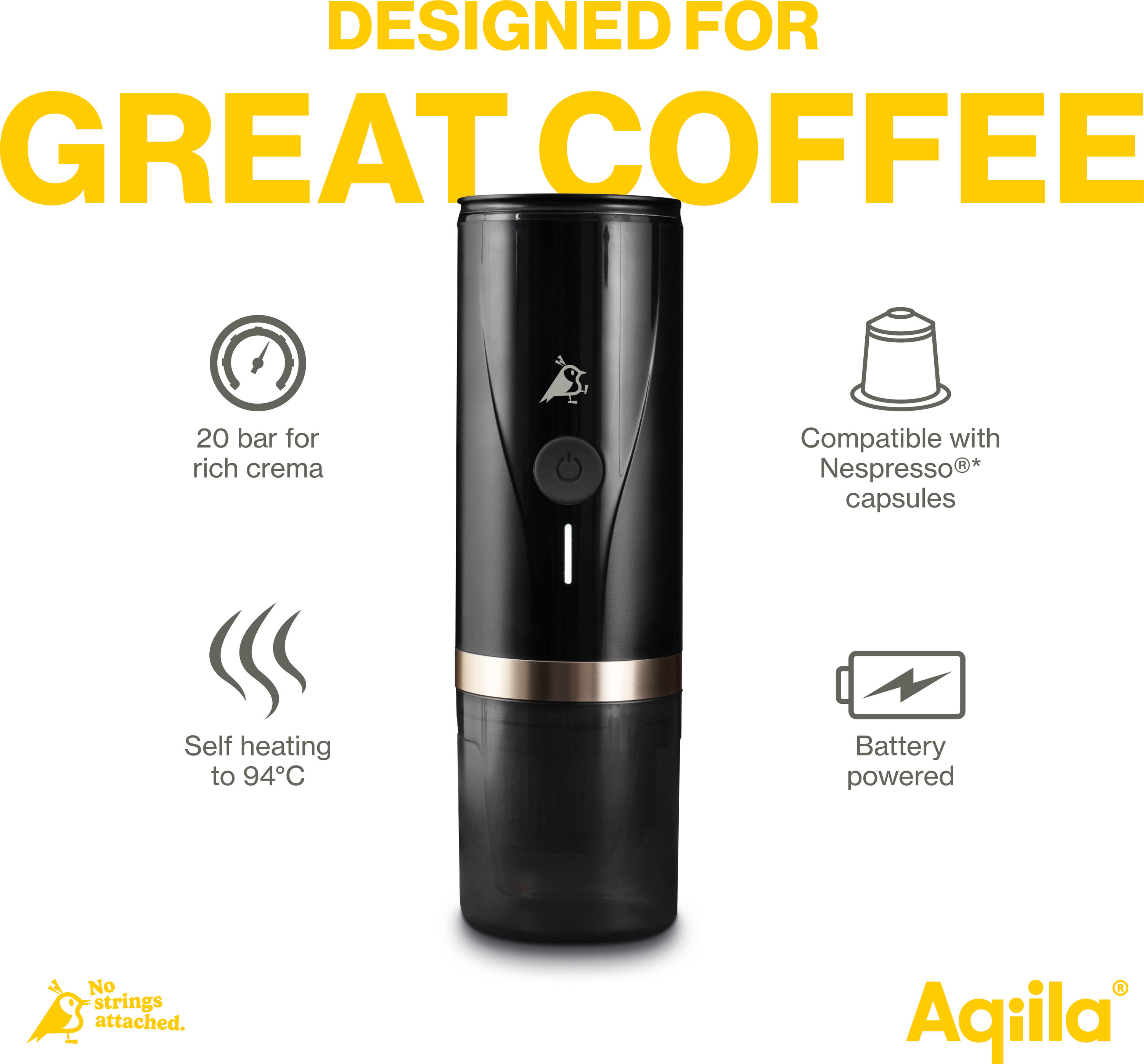 Aqiila Coffeebird Espressomaker