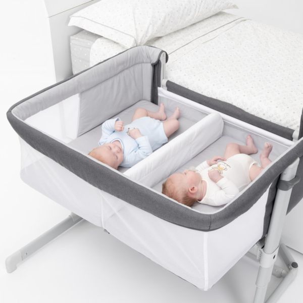 Chicco Co-sleeper - Next2Me Twins - Magnet Grey