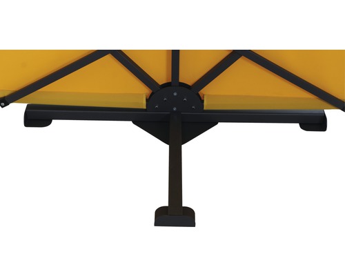 Ben privacyscherm 150 x 280 cm polyester geel