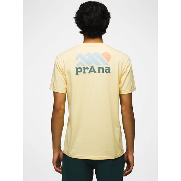 T-shirt PRANA GRAPHIC SS TEE MAIZE HEATHER RANGE