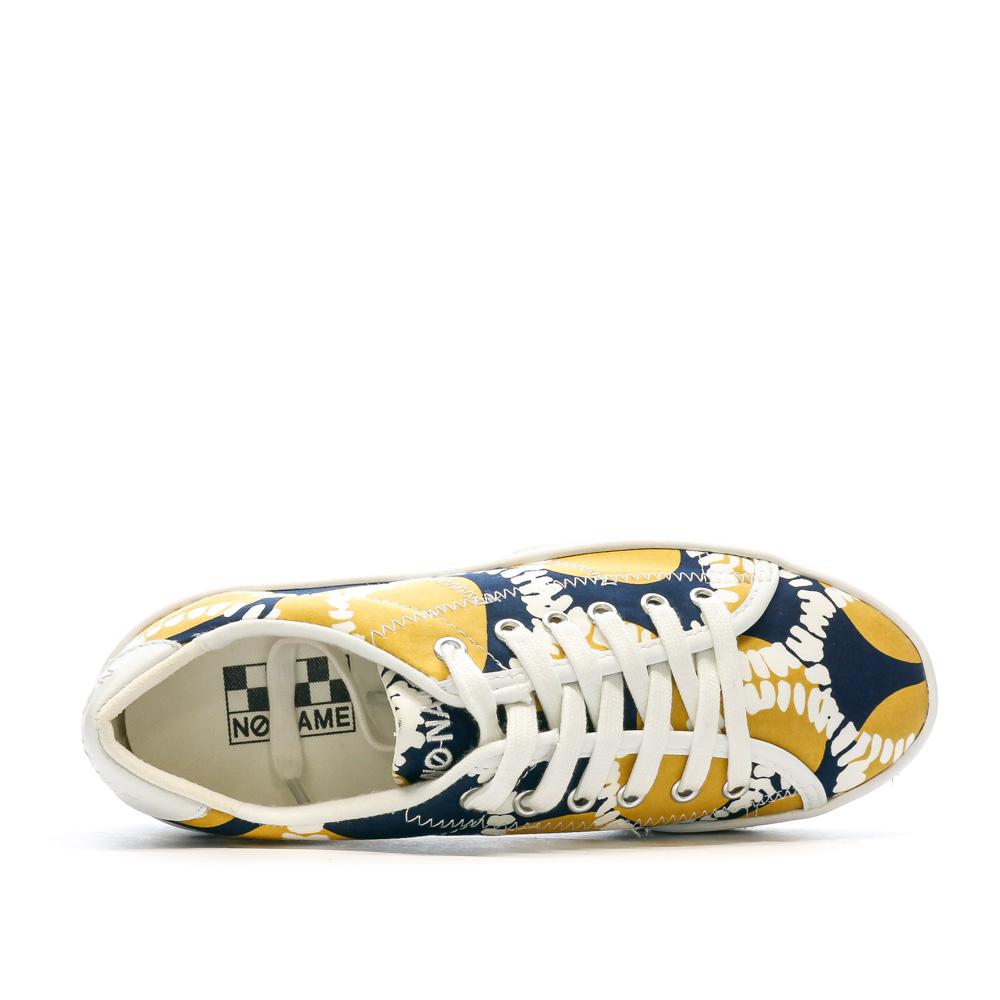 No Name Baskets Marine/Jaune Femme No Name Malibu