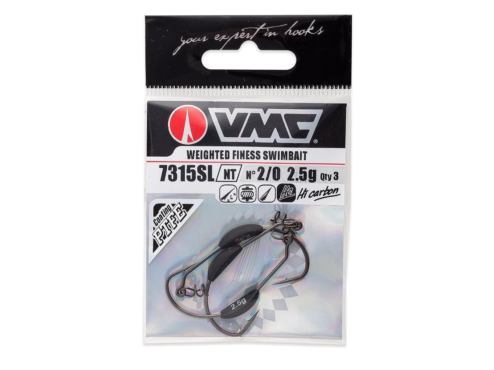 VMC Weighted Finess Swimbait Haken Gr. 3/0 (3g)