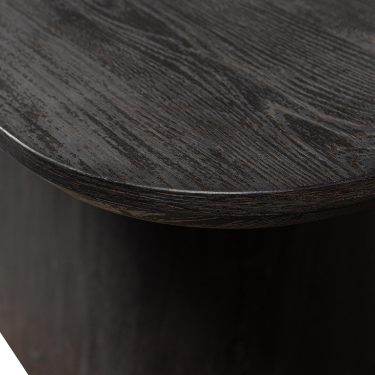 WOOOD Leah eettafel 200x105 donkerbruin