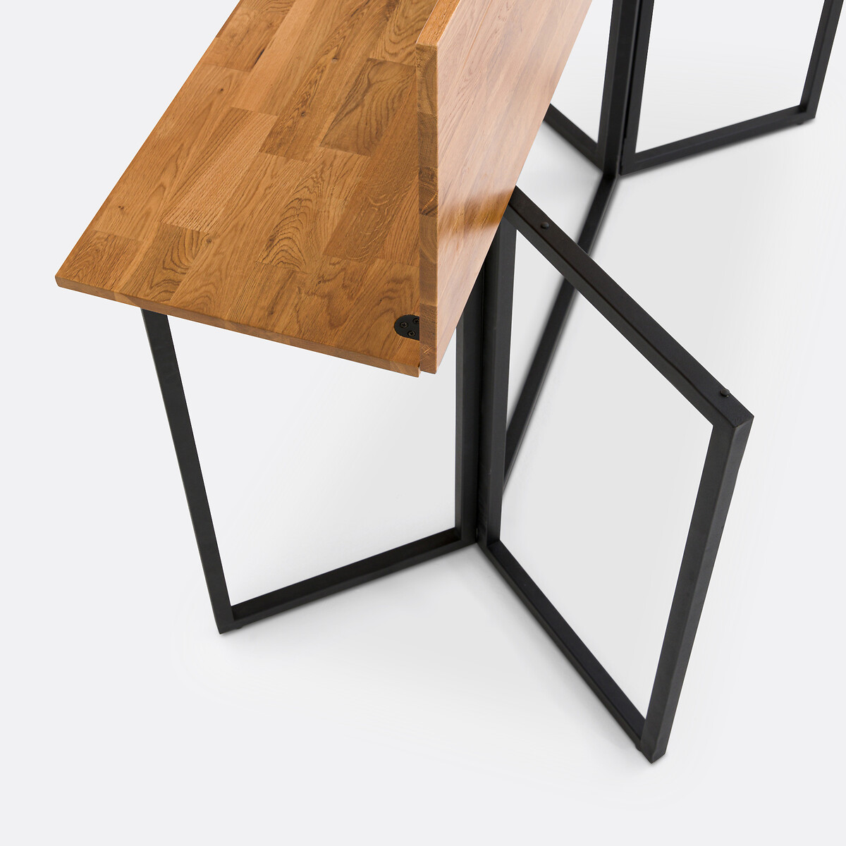 LA REDOUTE INTERIEURS<br>Mesa de consola dobrável para 4 pessoas em carvalho, Hiba