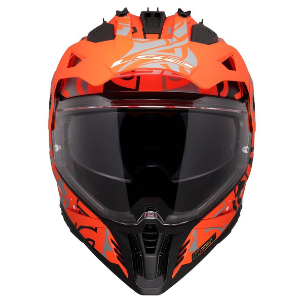 LS2 - Casque MX702 Pioneer II Rangi Gris / Jaune fluo / Noir / Brillant
