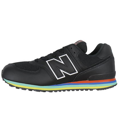 New Balance Schuhe - 574 - Schwarz/Neo Flamme
